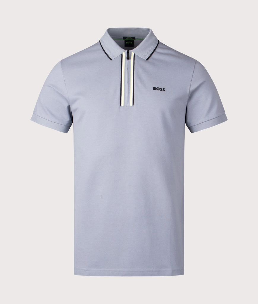 Hugo Boss Mens Zip Neck Philix Polo Shirt